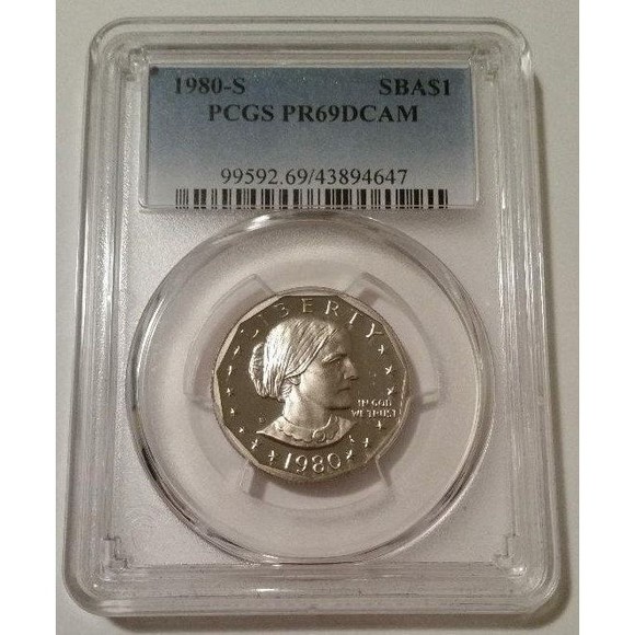 1980 S Susan B Anthony Dollar Proof PR69 DCAM PCGS - Picture 1 of 2